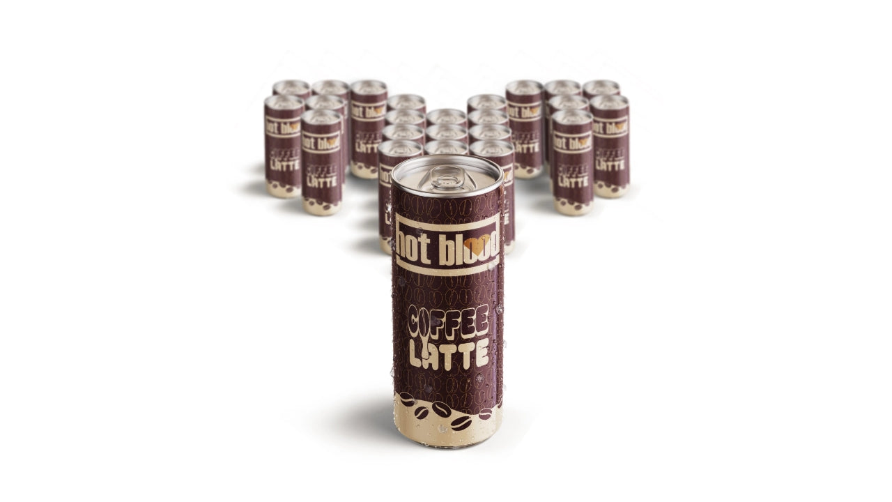 Hot blood Coffe Latte 24x25cl