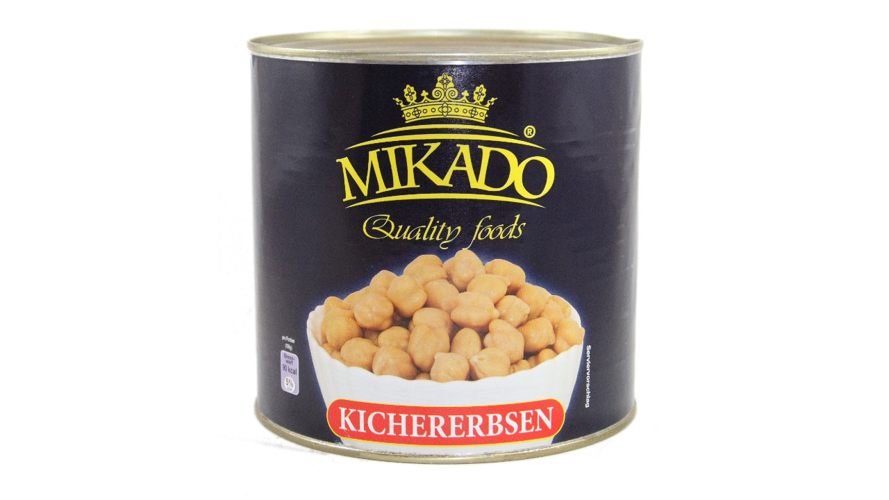 Kikærter kogte 2,65/1,5kg