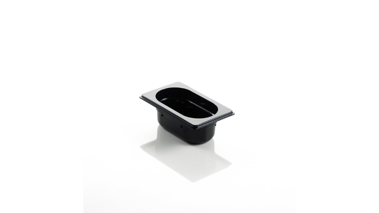 Kantine Polycarbonat Sort 1/9 GN 10cm