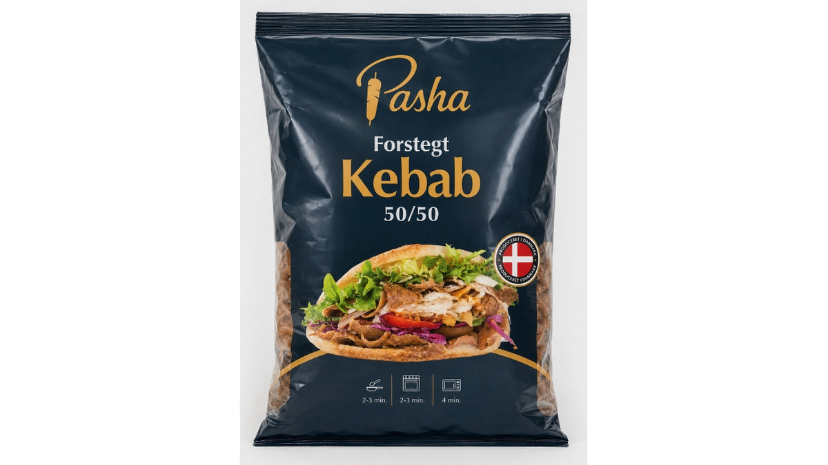 Kebab forstegt 50/50 2kg